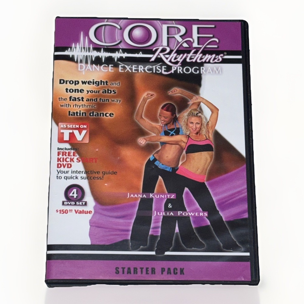 Core Rhythms Dance Exercise Program: Starter Pack (DVD) 4 CDs